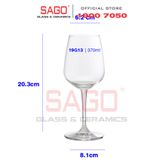  Ocean 1019G13 - Ly Thủy Tinh Ocean Lexington Goblet 370ml | Nhập Khẩu Thái Lan 