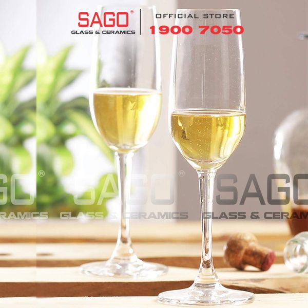  Ocean 1015F07 - Ly Thủy Tinh Ocean Madison Flute Champagne 210ml | Nhập Khẩu Thái Lan 