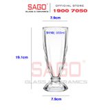  LIBBEY 5110 - Ly thủy tinh Libbey Fountainware Soda Glass 355ml | Nhập Khẩu USA 