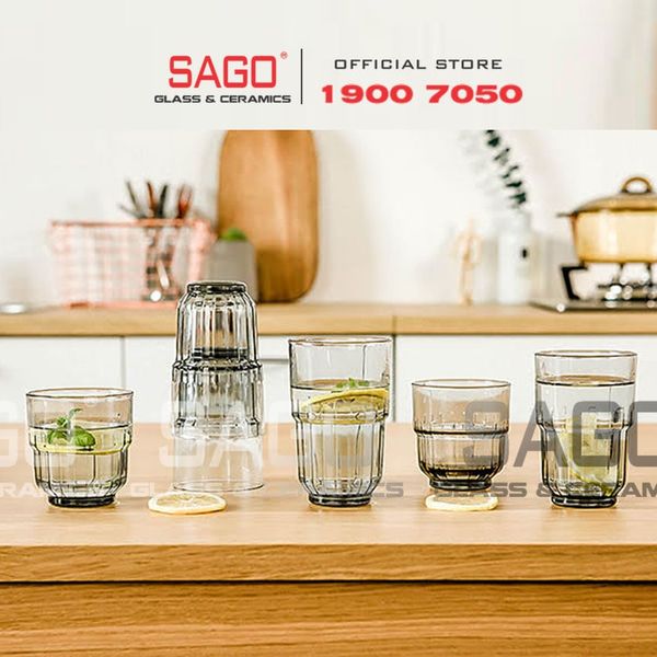  LIBBEY 820522 - Ly Thủy Tinh Libbey LINQ Rocks 266ml | Nhập Khẩu E.U 