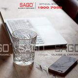  LIBBEY 929348 - Ly Thủy Tinh Cao Cấp Libbey HOBSTAR Color D.O.F Gold Rim 355ml | Nhập Khẩu E.U 