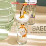  Luminarc Q3808/Q3809/Q3810 - Ly Thủy Tinh Chia Vạch Luminarc Lille Scale 425ml | Đổi Màu khi Nhiệt độ Nóng lên , An Toàn cho Bé 