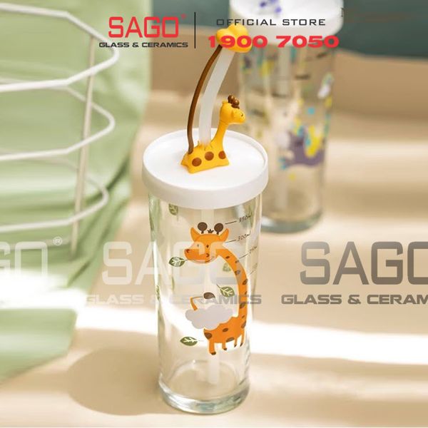  Luminarc Q3808/Q3809/Q3810 - Ly Thủy Tinh Chia Vạch Luminarc Lille Scale 425ml | Đổi Màu khi Nhiệt độ Nóng lên , An Toàn cho Bé 