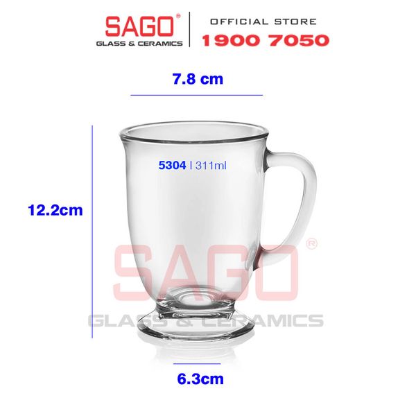  LIBBEY 5304 - Ly Thủy Tinh Libbey Irish Cofee 311ml | Nhập Khẩu E.U 