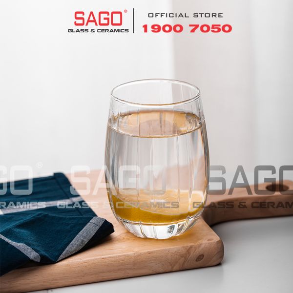  Deli JS5139-2 - Ly Thủy Tinh Deli Linka Glass 380ml | Thủy Tinh Cao Cấp 