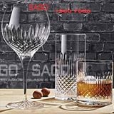  Luigi Bormioli 12770/02 - Ly thủy tinh Pha Lê Luigi Bormioli Tumbler Diamante Bevera Crystal Glasses 480ml | Nhập Khẩu Italy 