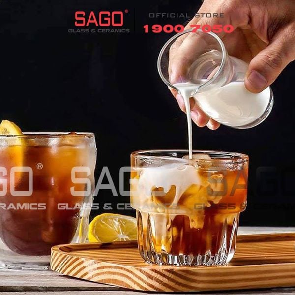  LIBBEY 15433 - Ly Thủy Tinh Cường Lực Libbey Everest Duratuff Rocks 237ml | Nhập Khẩu E.U 