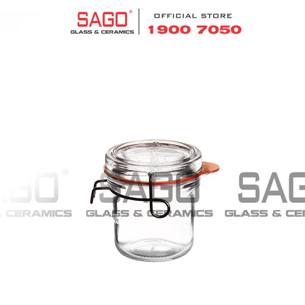  Luigi Bormioli 11960 - Hũ thủy tinh Pha Lê Luigi Bormioli LOCK EAT TERR HP10283 TAP Crystal Glasses 178ml | Nhập Khẩu Italy 