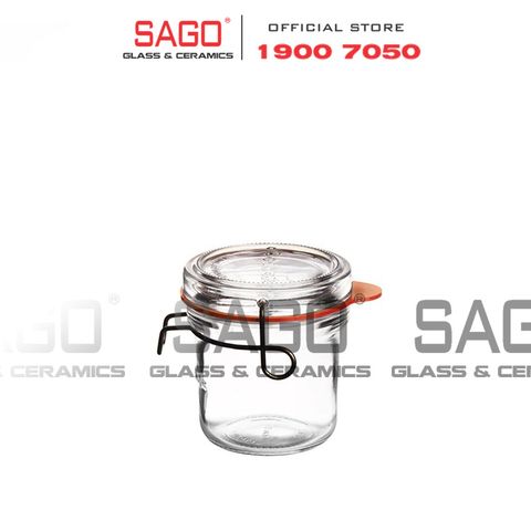  Luigi Bormioli 11960 - Hũ thủy tinh Pha Lê Luigi Bormioli LOCK EAT TERR HP10283 TAP Crystal Glasses 178ml | Nhập Khẩu Italy 