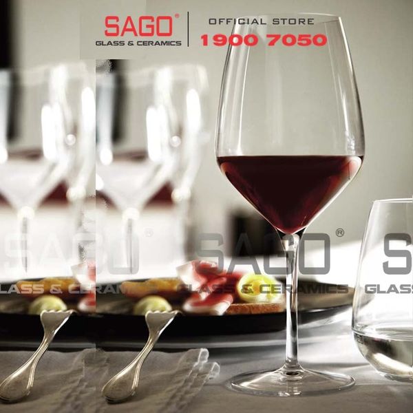  Luigi Bormioli A08743 - Ly thủy tinh Pha Lê Luigi Bormioli Atelier Cabernet Merlot Crystal Glasses 700ml | Nhập Khẩu Italy 