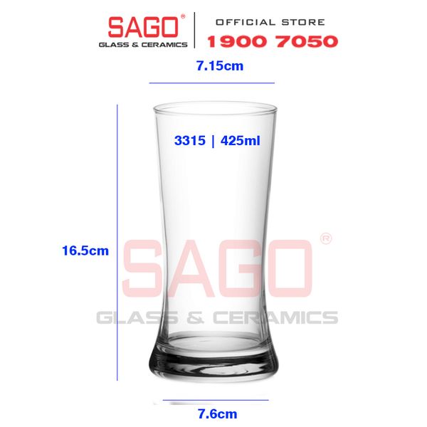  Ocean B13315 - Ly Thủy Tinh Ocean Tango Long Drink 425ml | Nhập Khẩu Thái Lan 