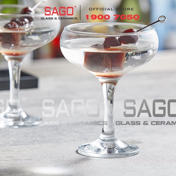  Pasabahce 44136 - Ly Thủy Tinh Pasabahce Capri Bistro Coupe Glass 270ml | Nhập Khẩu Thổ Nhĩ Kỳ 