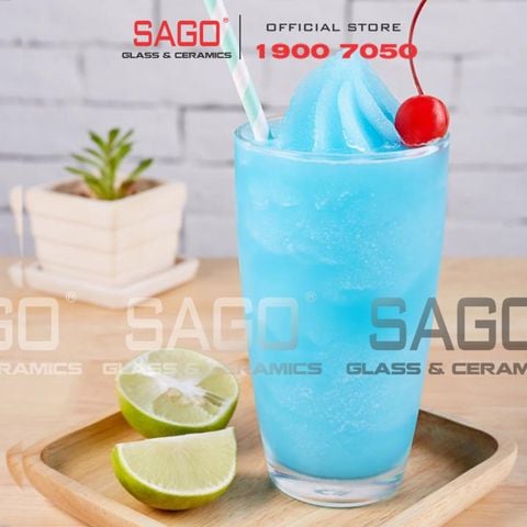  Lucky 100316 - Ly Thủy Tinh Lucky Bầu Cao 450ml | Nhập Khẩu Thái Lan 