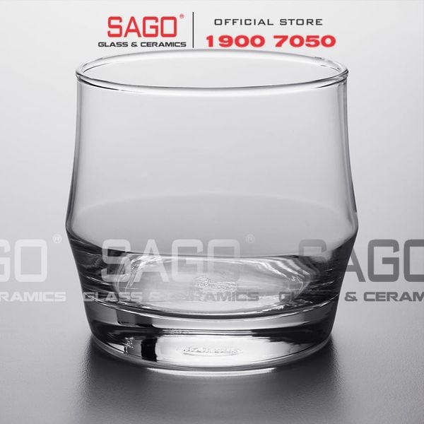  Ocean B17012- Ly Thủy Tinh Ocean Scirocco Rock 340ml | Nhập Khẩu Thái Lan 