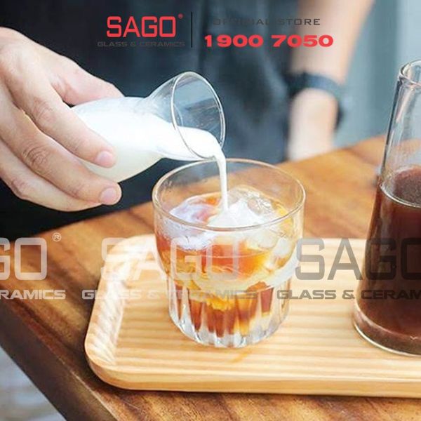  LIBBEY 15433 - Ly Thủy Tinh Cường Lực Libbey Everest Duratuff Rocks 237ml | Nhập Khẩu E.U 
