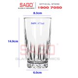  LIBBEY 15459 - Ly thủy tinh Cao Cấp Libbey Winchester DuraTuff Cooler 473ml | Nhập Khẩu USA 