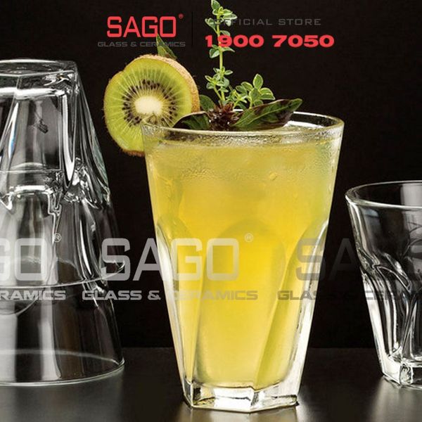  LIBBEY 15747 - Ly Libbey Gibraltar Twist Beverage 355ml | Thủy Tinh Cường Lực Cao Cấp 