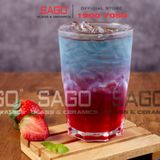  Lucky 10002 - Ly Thủy Tinh Lucky Sọc Khía Trung 380ml | Nhập Khẩu Thái Lan 