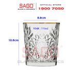  LIBBEY 929348 - Ly Thủy Tinh Cao Cấp Libbey HOBSTAR Color D.O.F Gold Rim 355ml | Nhập Khẩu E.U 
