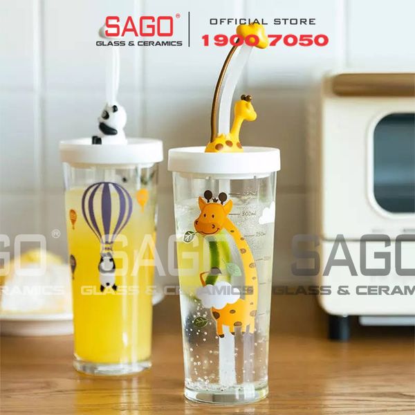  Luminarc Q3808/Q3809/Q3810 - Ly Thủy Tinh Chia Vạch Luminarc Lille Scale 425ml | Đổi Màu khi Nhiệt độ Nóng lên , An Toàn cho Bé 