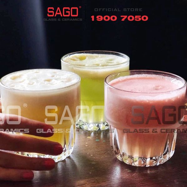  LIBBEY 15432 - Ly Thủy Tinh Cường Lực Libbey Everest Duratuff Rocks 207ml | Nhập Khẩu E.U 