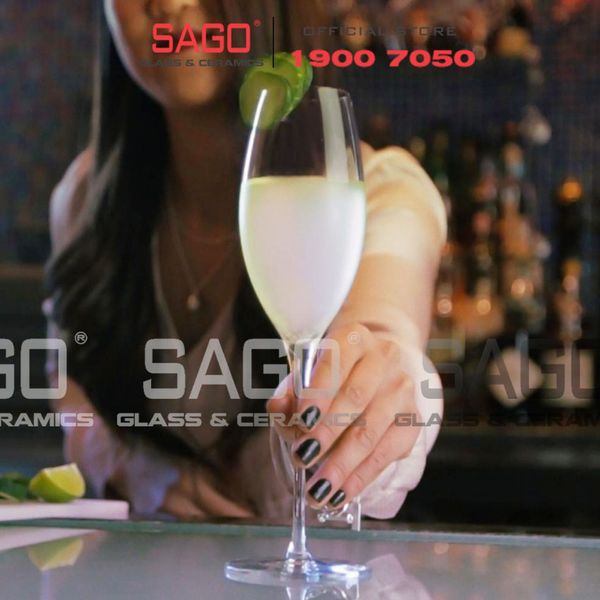  LIBBEY 9432 - Ly Thủy Tinh Libbey Rivere Flute 8.75 Oz 259ml | Nhập Khẩu USA 