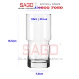  LIBBEY 12041 - Ly Thủy Tinh Cao Cấp Libbey Duratuff Newton Beverage 592ml | Nhập Khẩu USA 