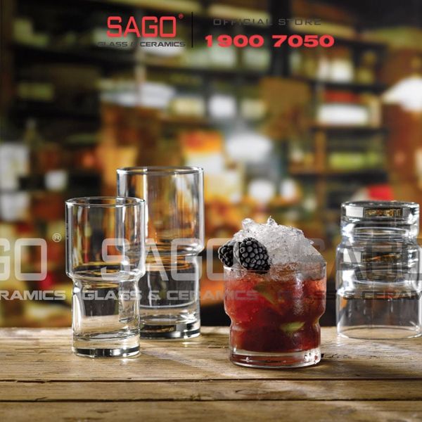  LIBBEY 12040 - Ly Thủy Tinh Cao Cấp Libbey Duratuff Newton Beverage 473ml | Nhập Khẩu USA 