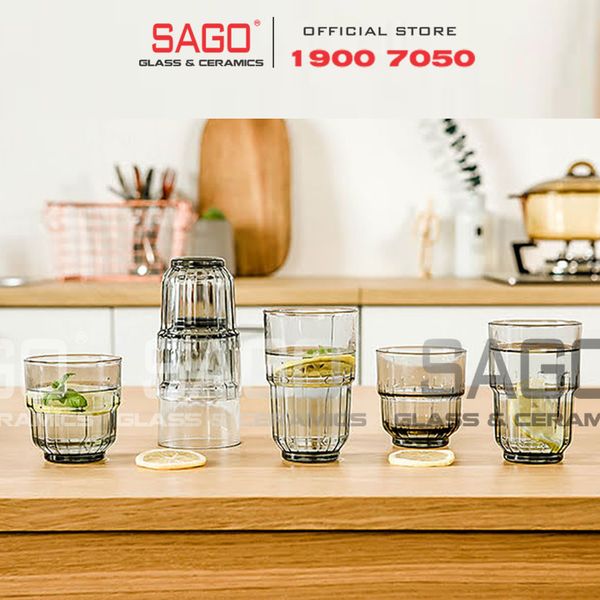  LIBBEY 820508 - Ly Thủy Tinh Libbey LINQ Rocks 355ml | Nhập Khẩu E.U 