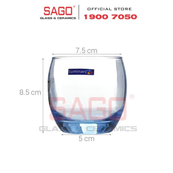  Luminarc J1584 - Ly Thủy Tinh Luminarc Salto Ice Blue 320ml | Thủy Tinh Cao Cấp 