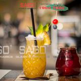  LIBBEY 992021 - Ly thủy tinh Libbey Tiki Pineapple 503ml | Nhập Khẩu E.U 