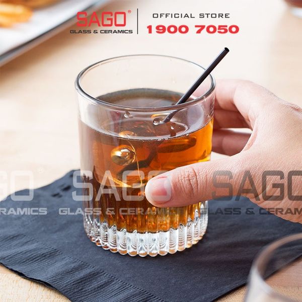  LIBBEY 15626 - Ly Libbey Tumbler Duratuff Rocks 251ml | Thủy Tinh Cường Lực Nhập Khẩu U.S 
