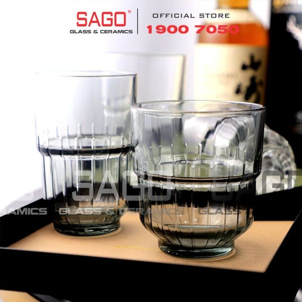  LIBBEY 820508 - Ly Thủy Tinh Libbey LINQ Rocks 355ml | Nhập Khẩu E.U 