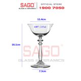  LIBBEY 501407 - Ly Thủy Tinh Libbey Vintage Coupe 245ml | Nhập Khẩu E.U 