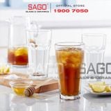  LIBBEY 15256 - Ly thủy tinh Cường Lực Libbey Gibraltar Cooler DuraTuff  473ml | Thủy Tinh Cao Cấp 