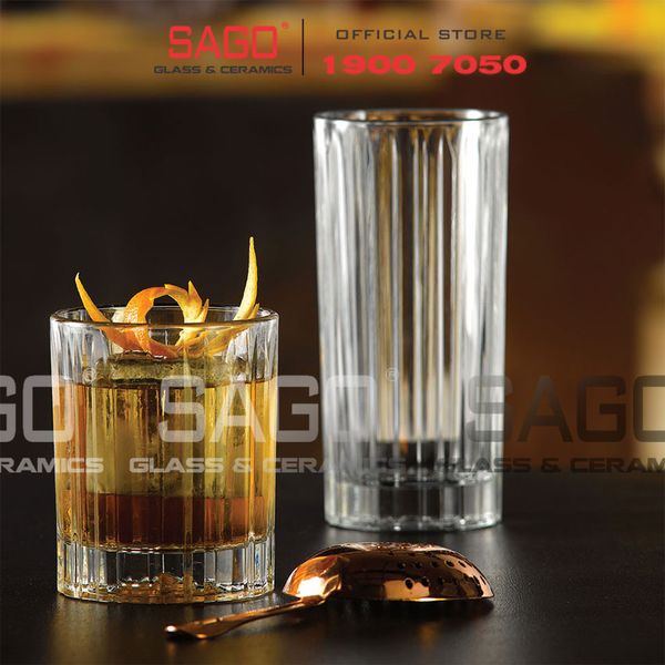  LIBBEY 824353 - Ly Thủy Tinh Libbey Flashback Hi Ball 470ml | Nhập Khẩu E.U 