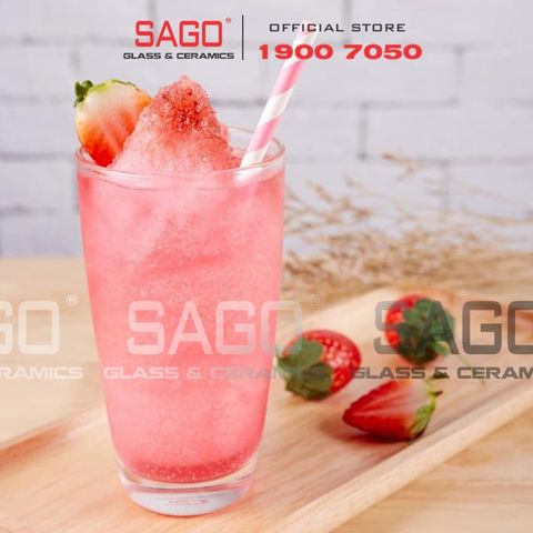  LG-100316(30003) - Ly Thủy Tinh Lucky Curve Tumbler 450ml | Nhập Khẩu Thái Lan 