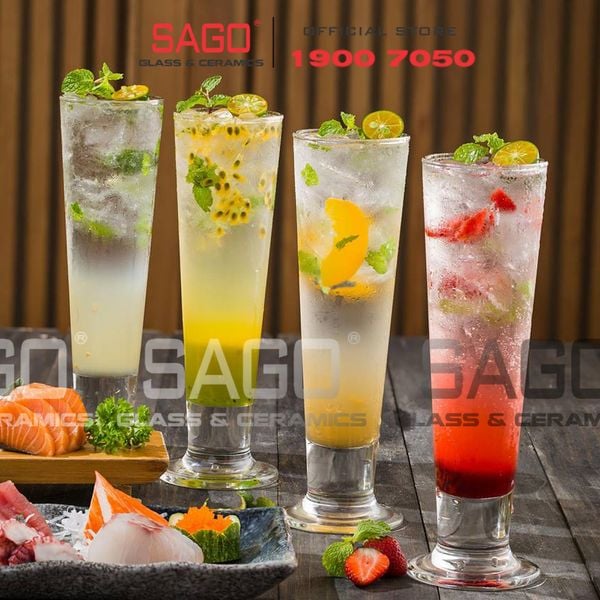  Ocean B16315 - Ly Thủy Tinh Ocean Viva Footed 420ml | Nhập Khẩu Thái Lan 