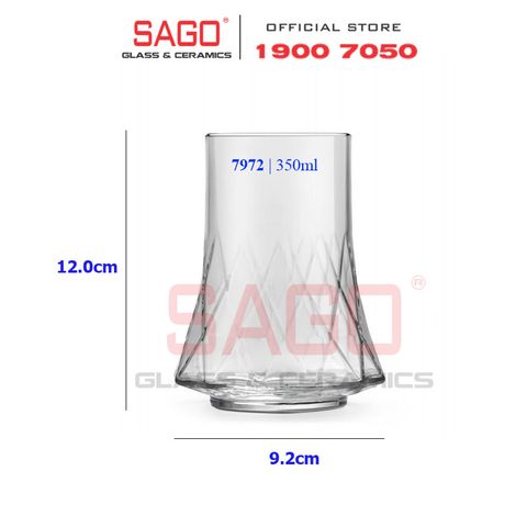  LIBBEY 827972 - Ly Thủy Tinh  Libbey Divergence Hi Ball 360ml | Nhập Khẩu E.U 