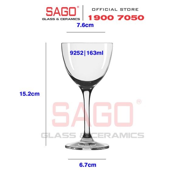  LIBBEY 9252 - Ly Thủy Tinh Libbey Circa Cocktail Nick & Nora 163ml | Libbey 9252 , Nhập Khẩu USA 