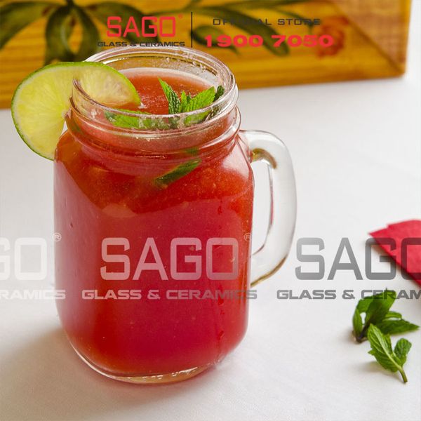  LIBBEY 97084 - Ly Thủy Tinh Libbey Drinking Jar 473ml | Thủy Tinh Cao Cấp 