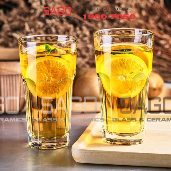  LIBBEY 15256 - Ly thủy tinh Cường Lực Libbey Gibraltar Cooler DuraTuff  473ml | Thủy Tinh Cao Cấp 