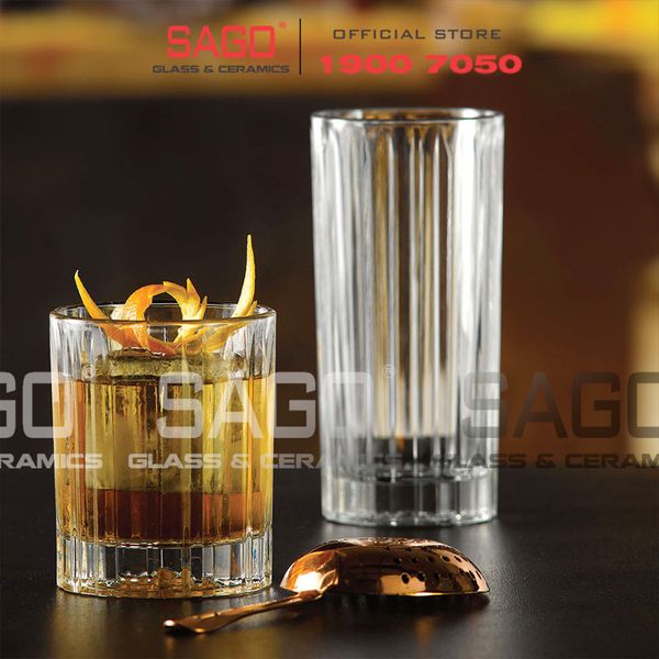  LIBBEY 824339 - Ly Thủy Tinh Libbey Flashback Rock 355ml | Nhập Khẩu E.U 