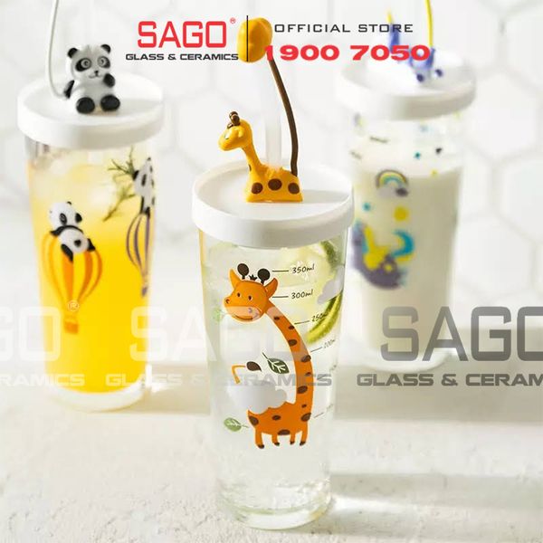  Luminarc Q3808/Q3809/Q3810 - Ly Thủy Tinh Chia Vạch Luminarc Lille Scale 425ml | Đổi Màu khi Nhiệt độ Nóng lên , An Toàn cho Bé 