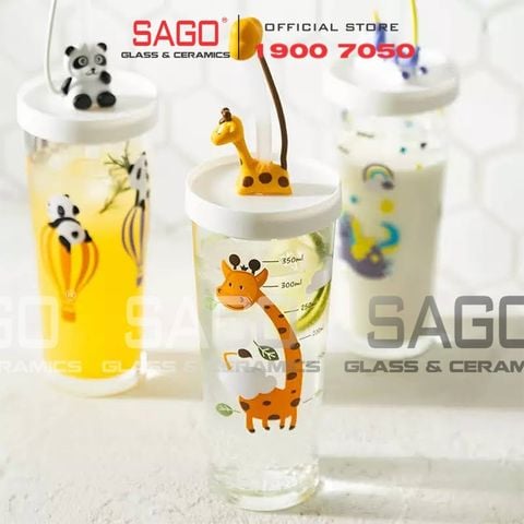 Luminarc Q3808/Q3809/Q3810 - Ly Thủy Tinh Chia Vạch Luminarc Lille Scale 425ml | Đổi Màu khi Nhiệt độ Nóng lên , An Toàn cho Bé 