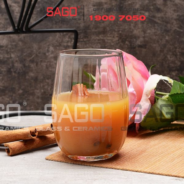  Deli JS5139-2 - Ly Thủy Tinh Deli Linka Glass 380ml | Thủy Tinh Cao Cấp 