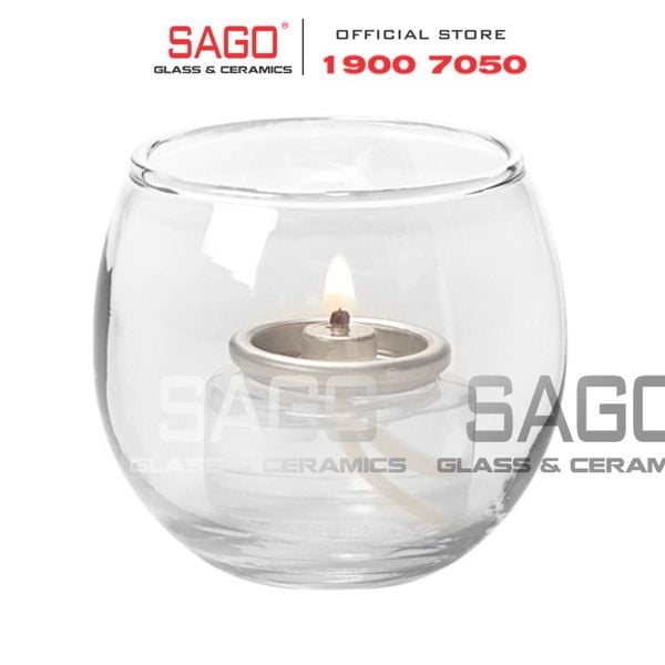  LIBBEY 1965 - Ly Thủy Tinh Libbey Round Ones Finedge Votive 141ml | Nhập Khẩu USA 