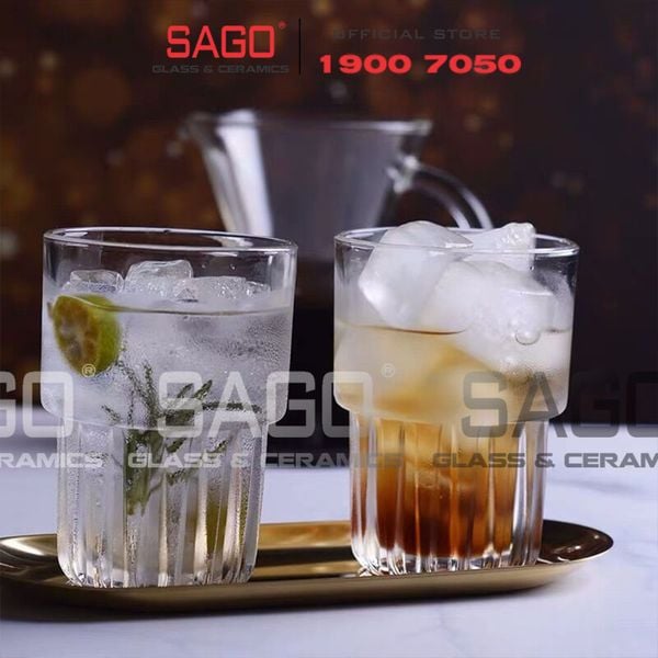  LIBBEY 15437 - Ly Thủy Tinh Cường Lực Libbey Everest Duratuff Cooler 414ml | Nhập Khẩu USA 