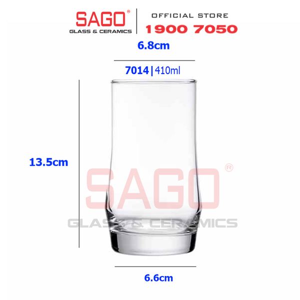  Ocean B17014 - Ly Thủy Tinh Ocean Scirocco Long drink 410ml | Nhập Khẩu Thái Lan 