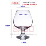  LIBBEY 3708 - Ly Thủy Tinh Libbey Embassy Brandy 518ml | Thủy Tinh Cao Cấp 